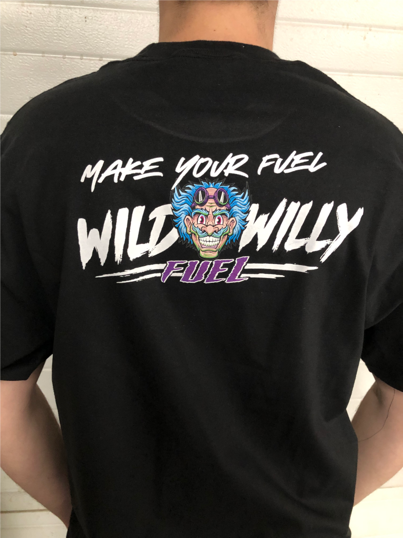 Short Sleeve Wild Willy T Shirt Logo 2
